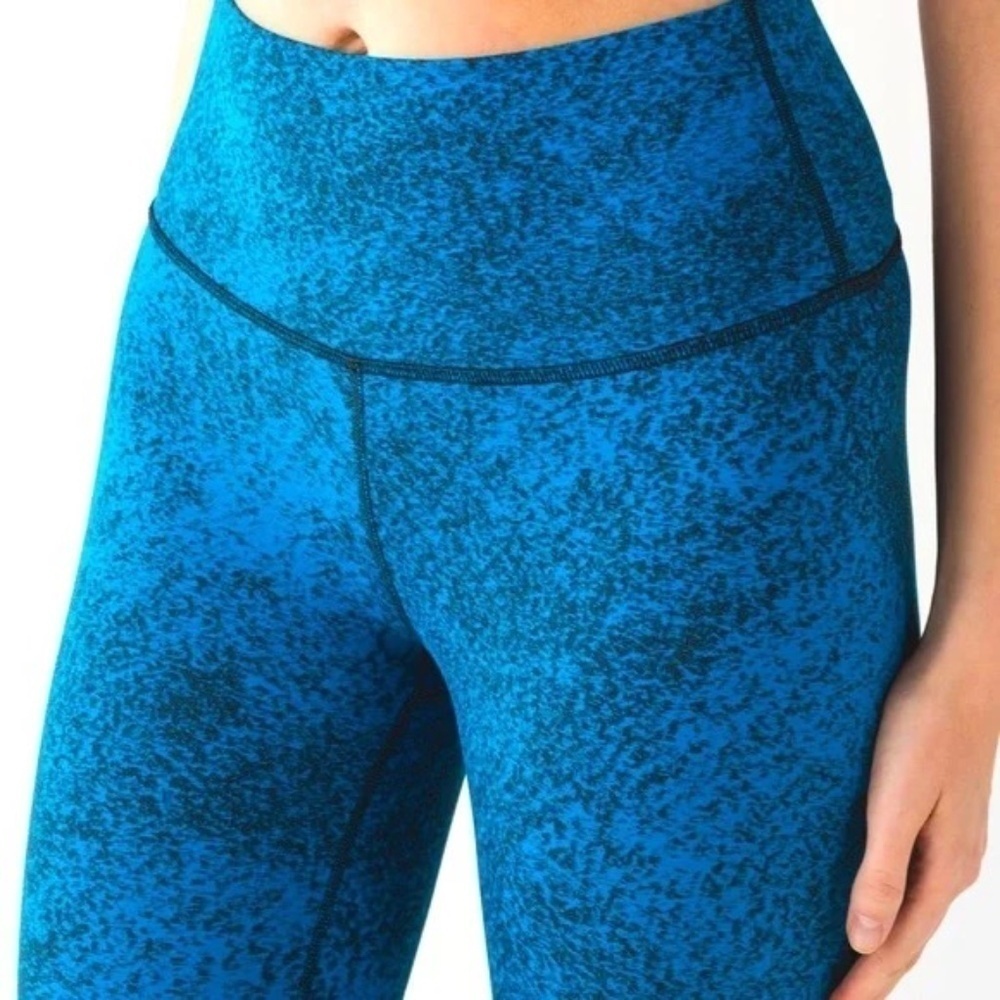 1039 lululemon High Times Pant Full Length Leggings – 2 – Blue Black
